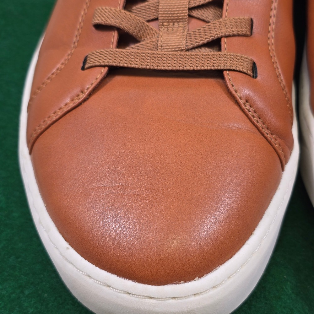 Skechers Slip-ins Mens 14 Eden LX Wide Fit Cognac Brown Sneakers 183177W Clean! - Picture 9 of 12